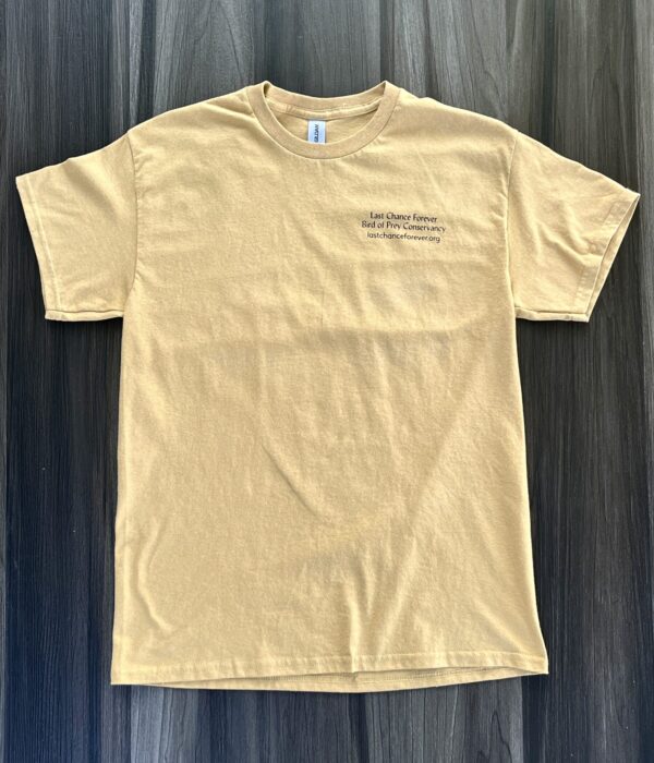 Front of yellow waiting vulture shirt