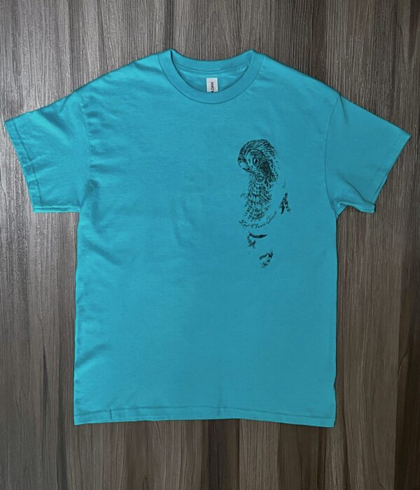 Teal Screech Owl Shirt