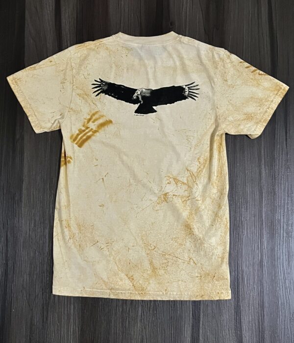 Back of Yellow Vulture Vomit Shirt